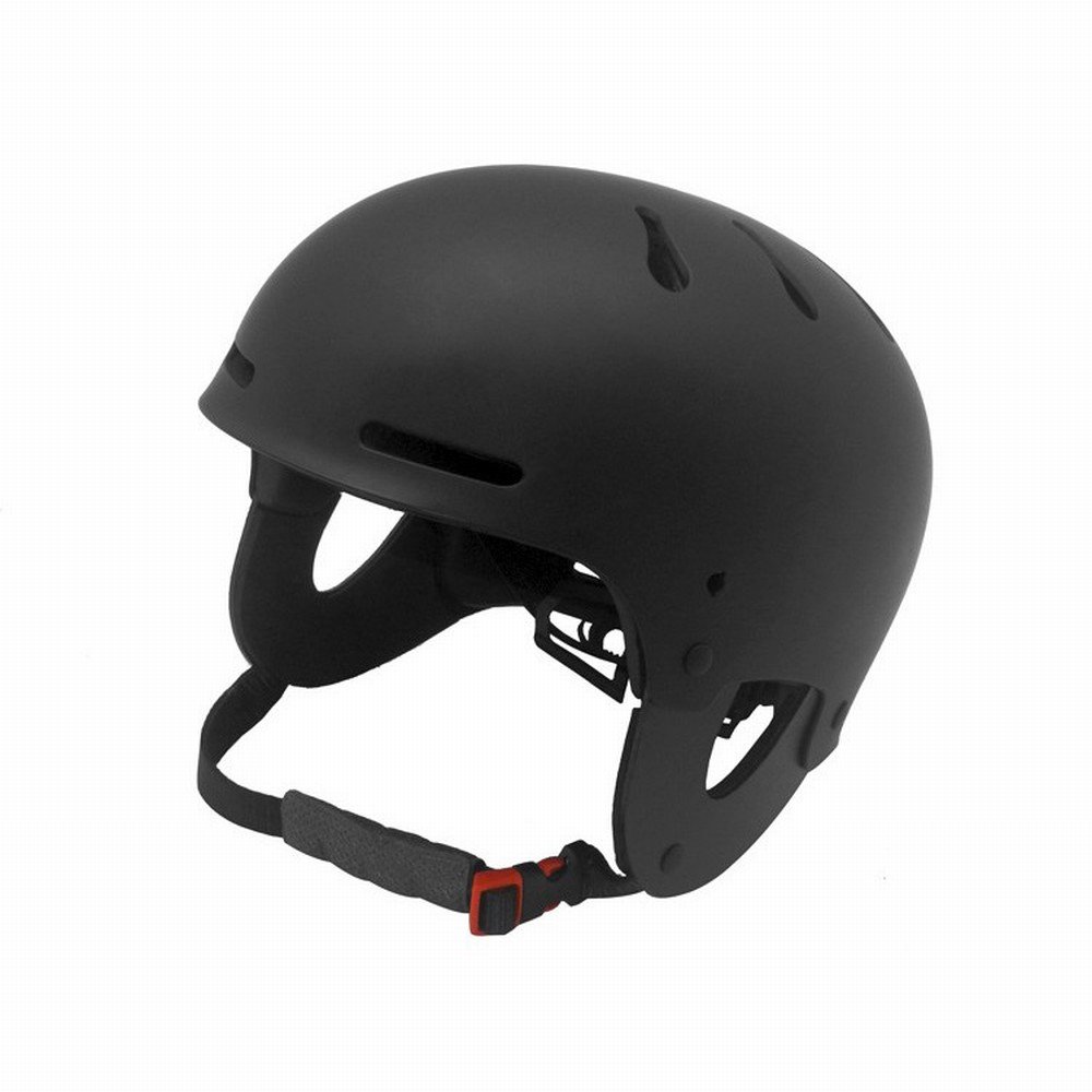 GZZ Casco da Sci Nautico di Protezione Antinfortunistica per Sport Acquatici, Elmetto Drifting per Il Salvataggio del Limite di Acqua per Uomini e Donne,Nero Opaco,S/M