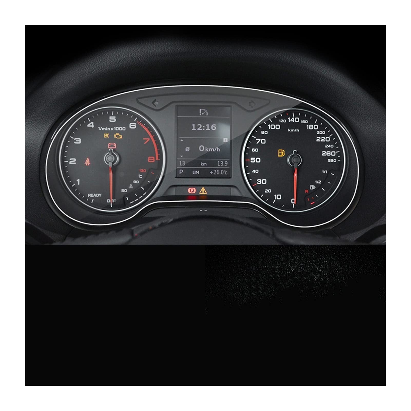 Vetro Cruscotto Pellicola Protettiva per Audi Q2 2018 2019 2020 Trasparente Auto LCD Cruscotto Pellicola Protettiva Schermo Pellicola Protettiva Interni Automobilistici Cruscotto Pellicola