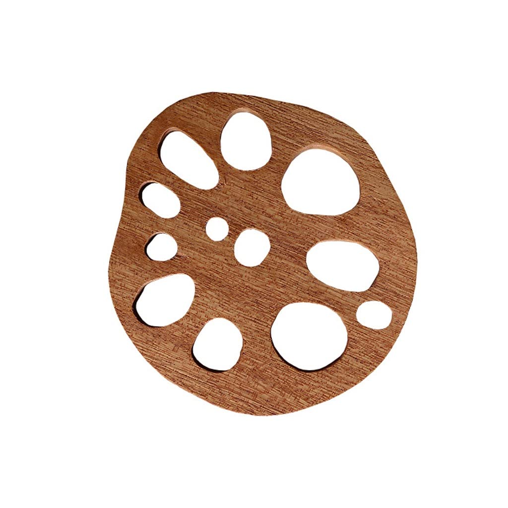 Dessous de verre bois de santal rustique pour moment thé zen dans la cuisine