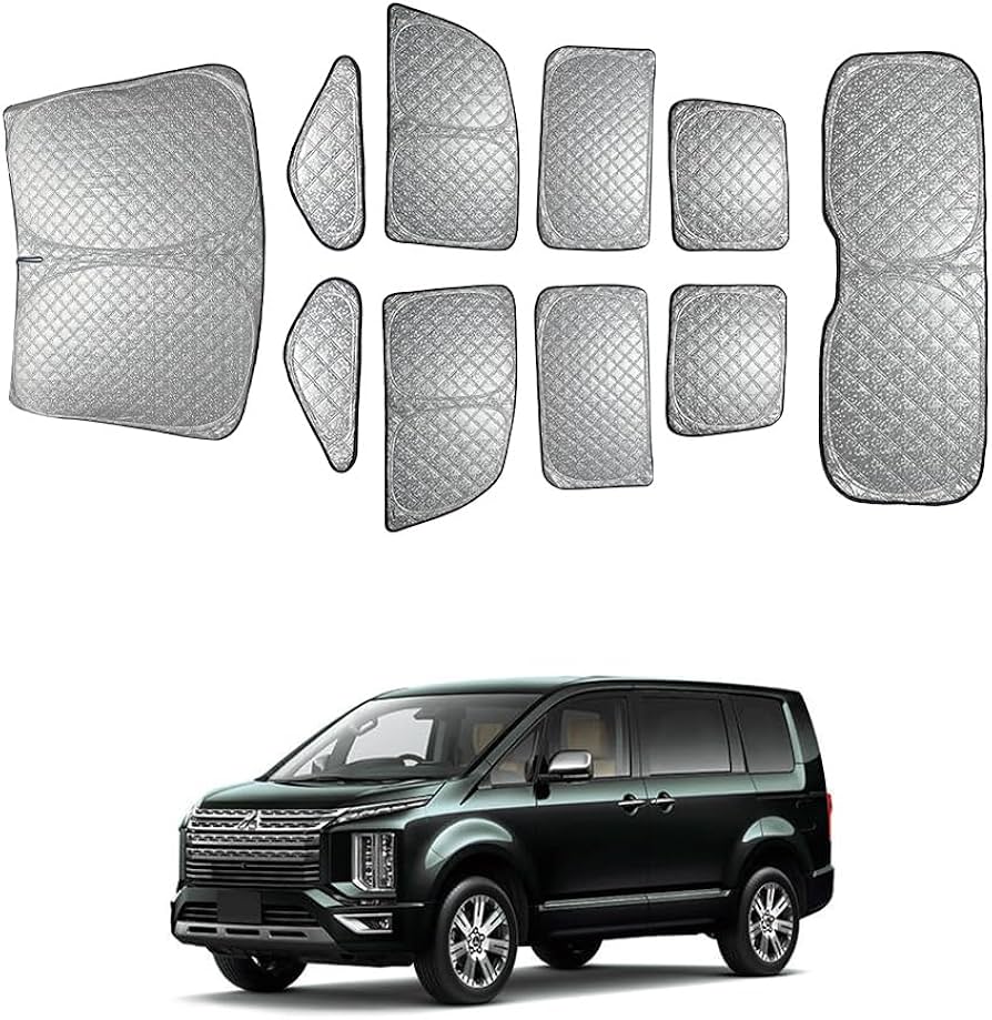 Amazon | 新型 デリカ D5 専用 サンシェード 遮光シェード