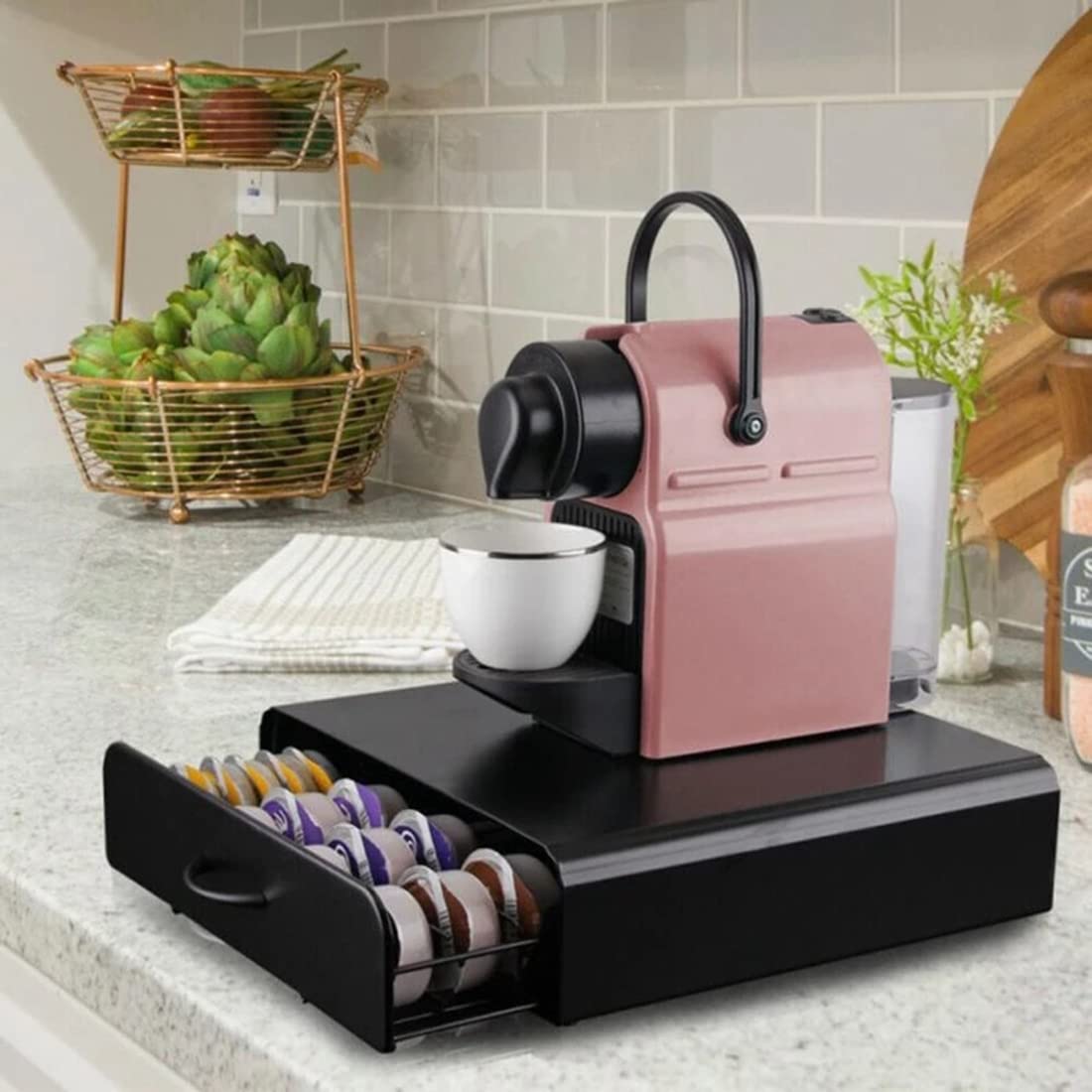 Amazon｜Panatiroy ネスプレッソコーヒーカプセル引き出しボックス