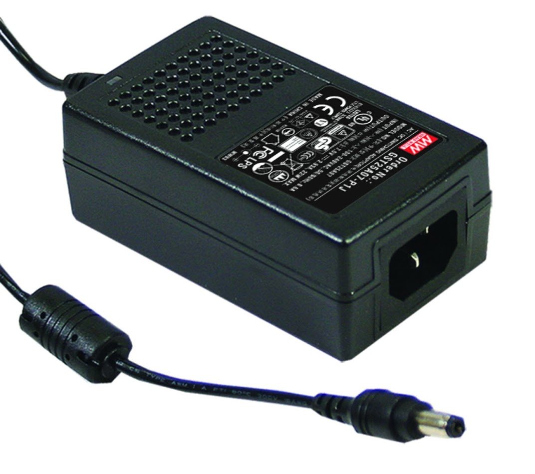 Desktop Industrial Adapter 25W 24V 1.04A GST25A24-P1J Meanwell AC-DC SMPS GST25A MEAN WELL Switching Power Supply
