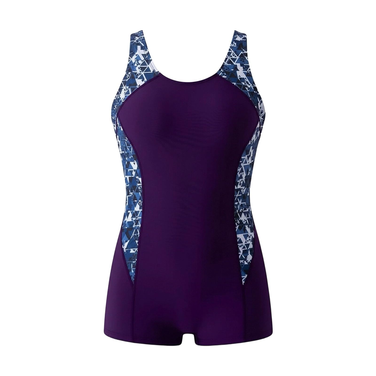 WWricotta Costume Due Pezzi Floreale con Scollo a V - Tankini Coprente, Ideale per Piscina e Spiaggia, Stile Fresco e Femminile