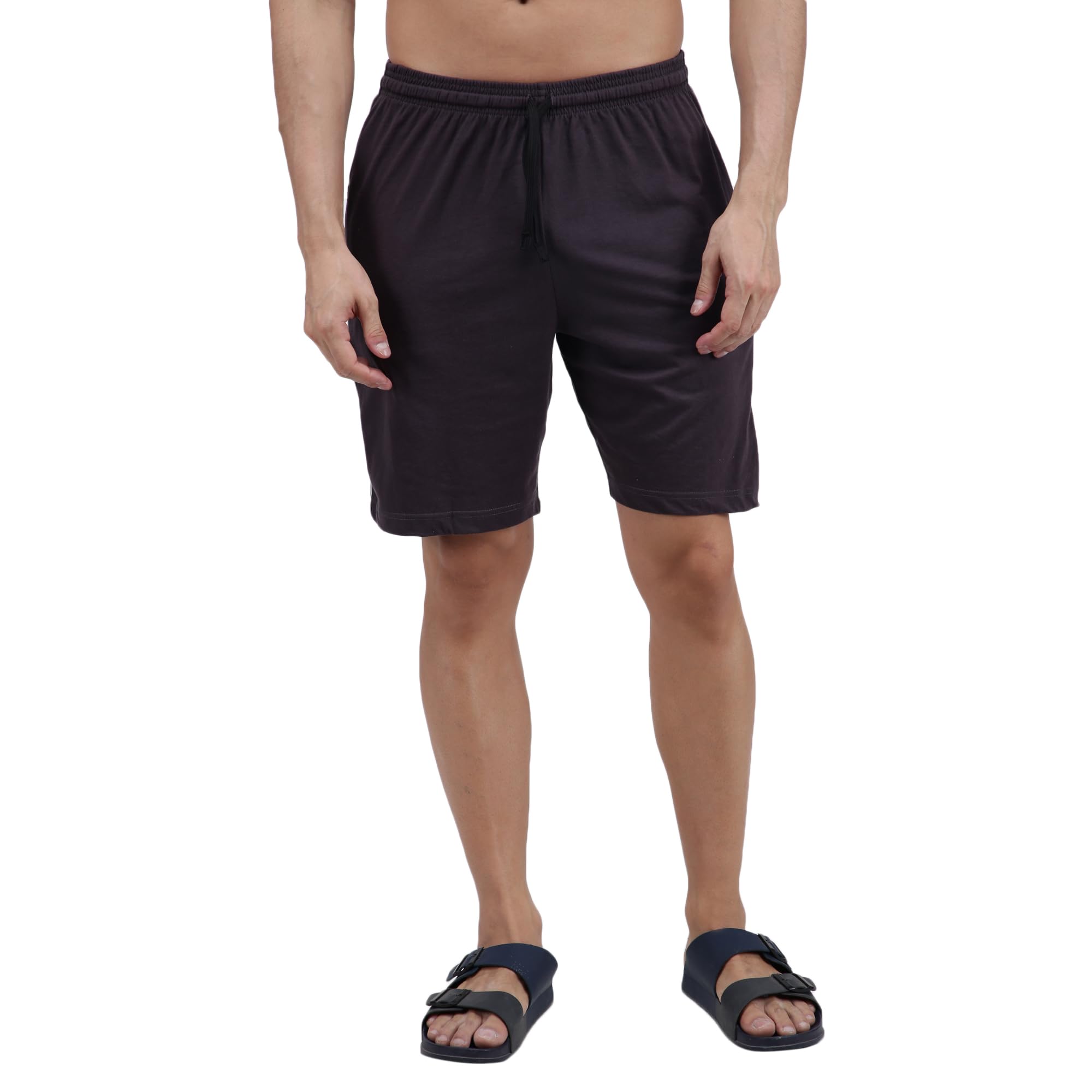 Comfy Plain Bermuda Zipper