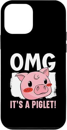 Funda para iPhone 12 Mini Animal Farming Pig Whisperer Piggy Pig Lover Case