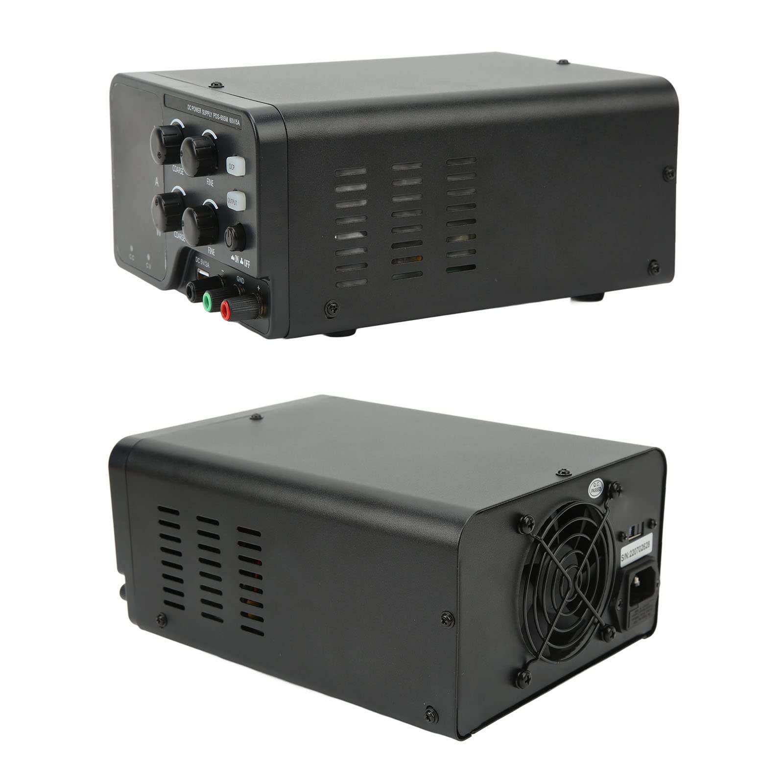 Generic Cyfrowy Zasilacz Regulowany 4-cyfrowy Wyświetlacz Pełna Ochrona Zmienny Zasilacz Laboratoryjny do Obwodów Elektronicznych (wtyczka UE)
