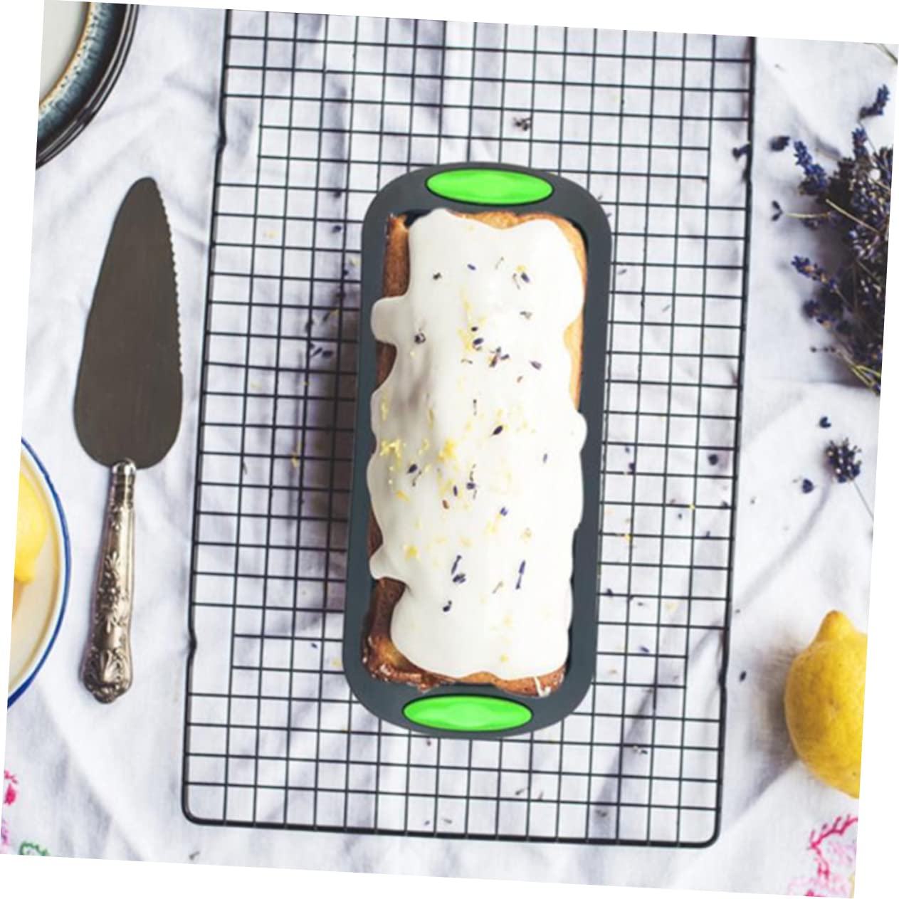 MAGICLULU Ensemble de 5 Moules à Gâteau en Silicone Réutilisables et Faciles à Nettoyer, Moules à Pâtisserie DIY Cuisine Cuisson