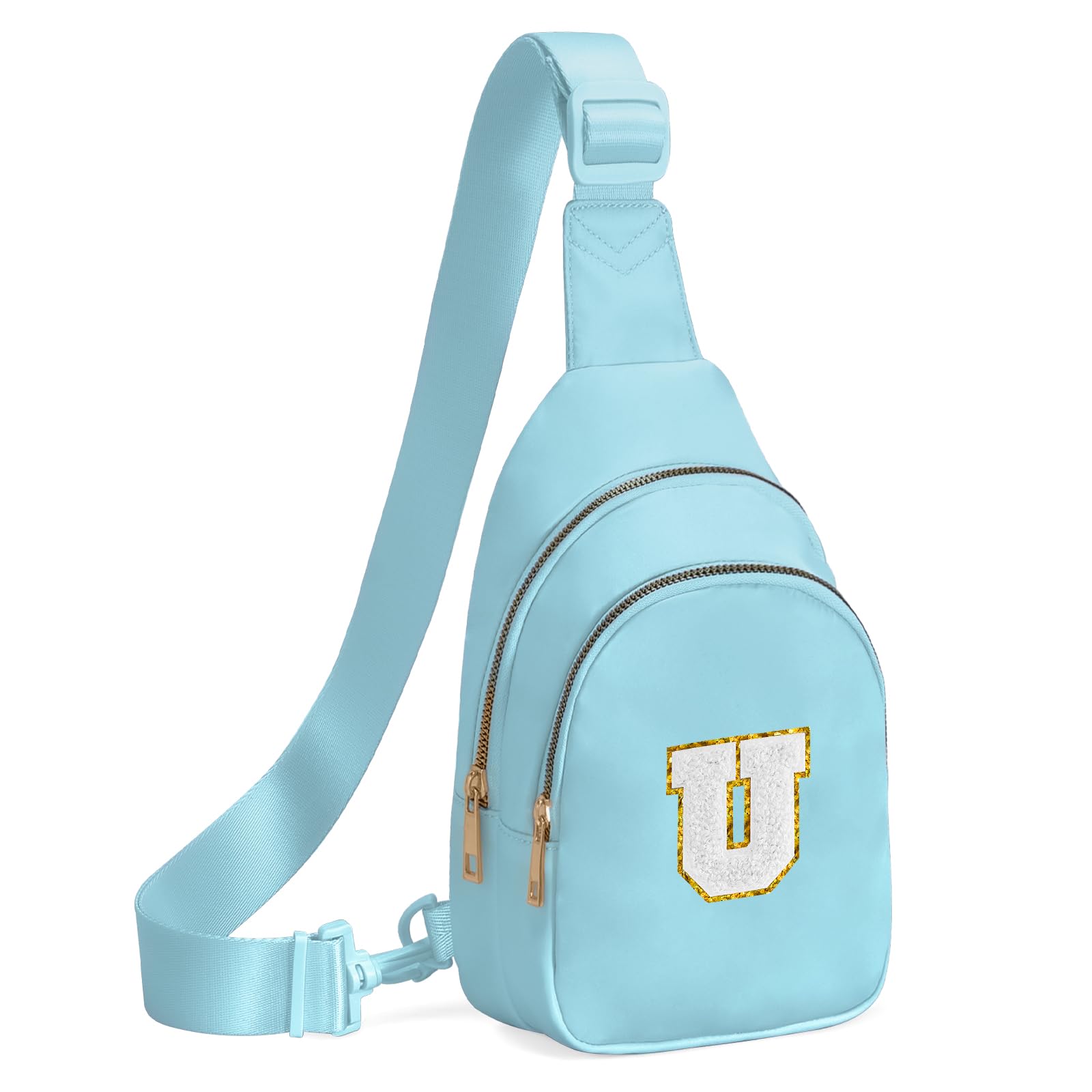 Viverte Birthday Gifts for 7 8 9 10 11 12 13 Year Old Girls Small Initial Sling Bag Cross Body Bag Fanny Pack for Girls