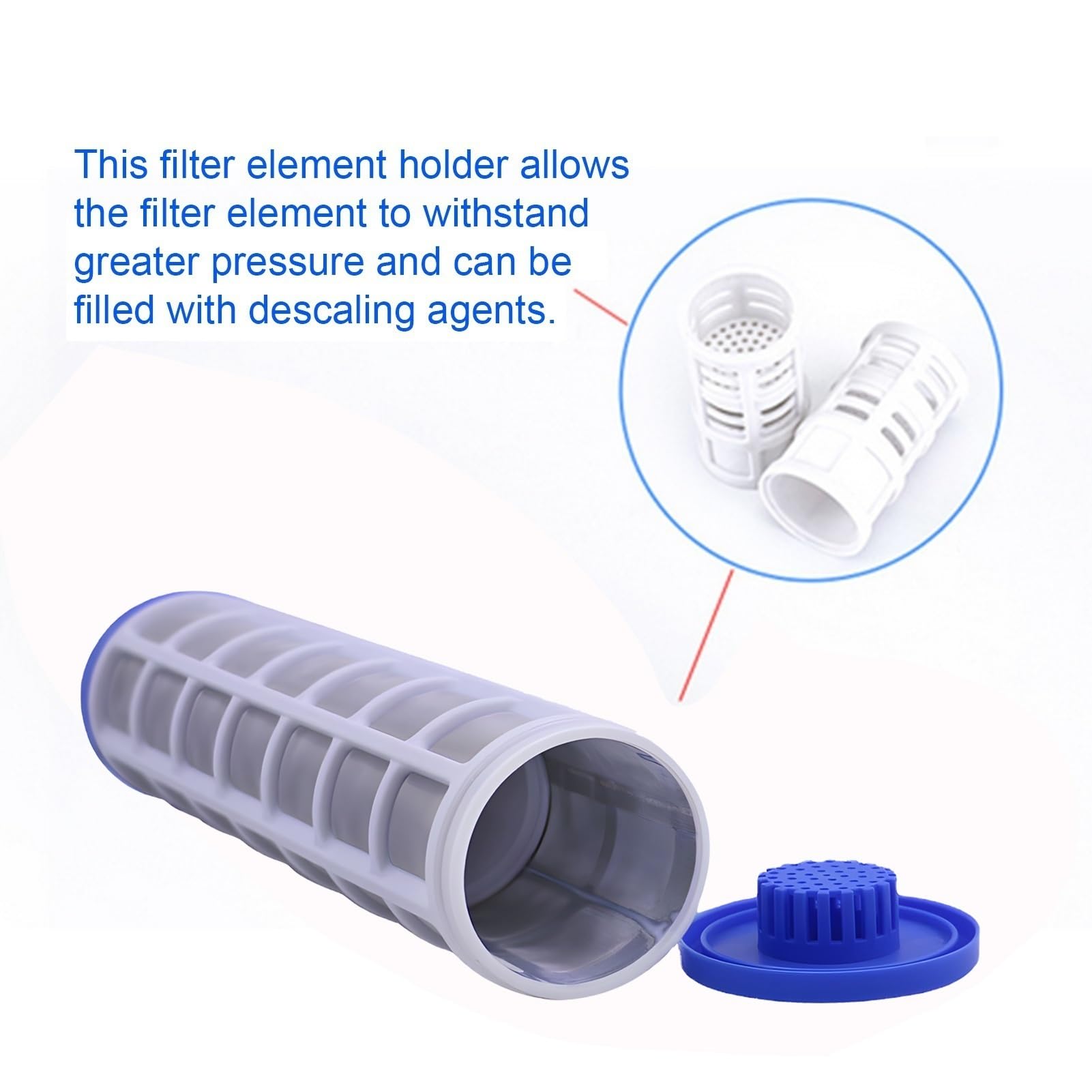 Lot de 2 filtres à mailles en acier inoxydable, cartouches filtrantes de 10 pouces, filtres de remplacement pour distributeur d'eau, pour l'industrie