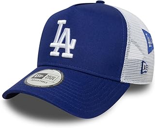 New Era Gorras secas de camionero de Los Ángeles Dodgers para hombre, color azul, talla única, Azul, talla �nica