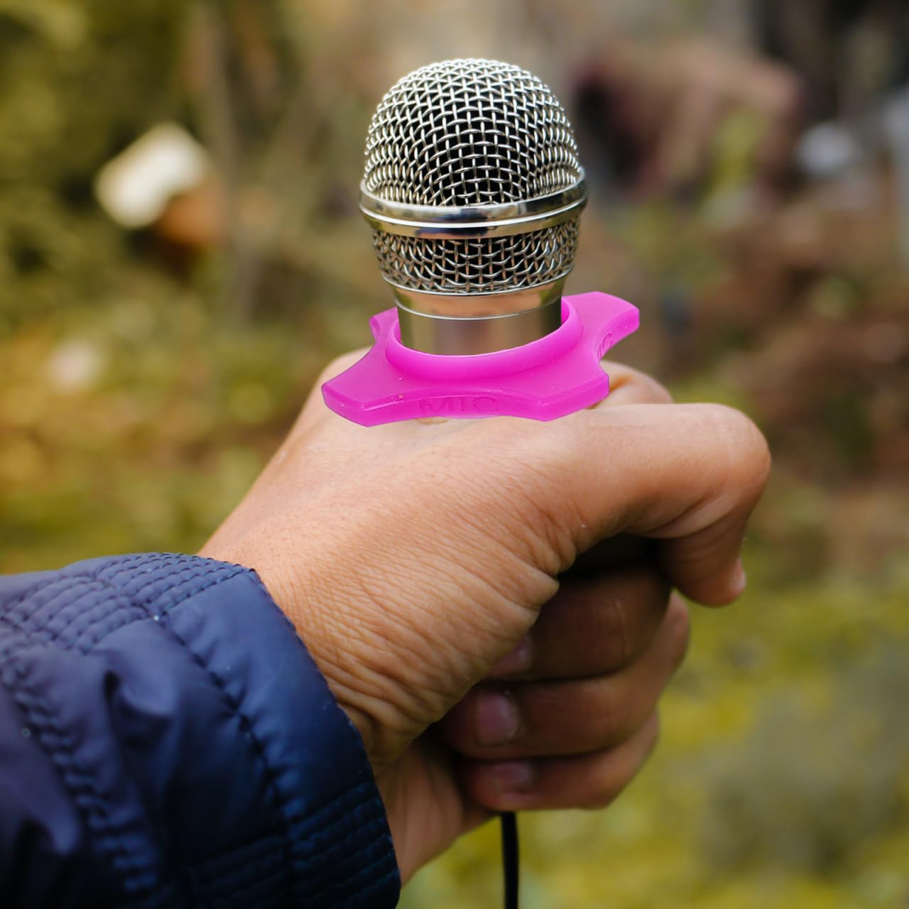 jojofuny 10pcs Silicone Microphone Anti-Roll Rings Non-slip Sleeve for Mic, Mic Rings for Ktv Parties, Performances - Image 4