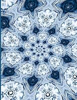 Fractal Photo Art Notebook: Splash of Water 5: A fractal image notebook made from a photo of a clear blue splash of water, and filled with college ruled paper. 173120227X Book Cover