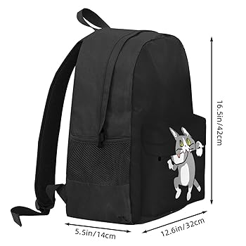RIP 猫イラスト 黒リュック RIPNDIP (リップンディップ) リュック バッグ カバン バック