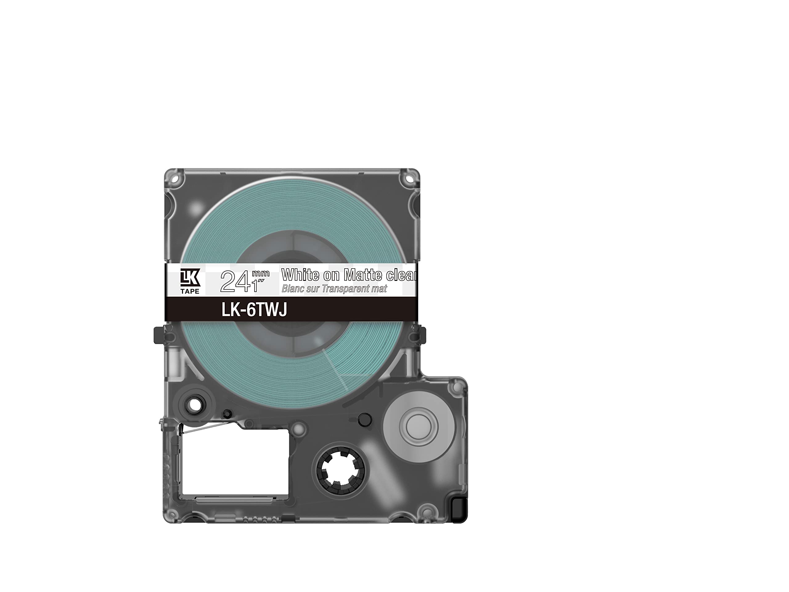 Matte Clear/White 24mm LK-6TWJ, Matte Transparent/White, 24 mm - Image 2