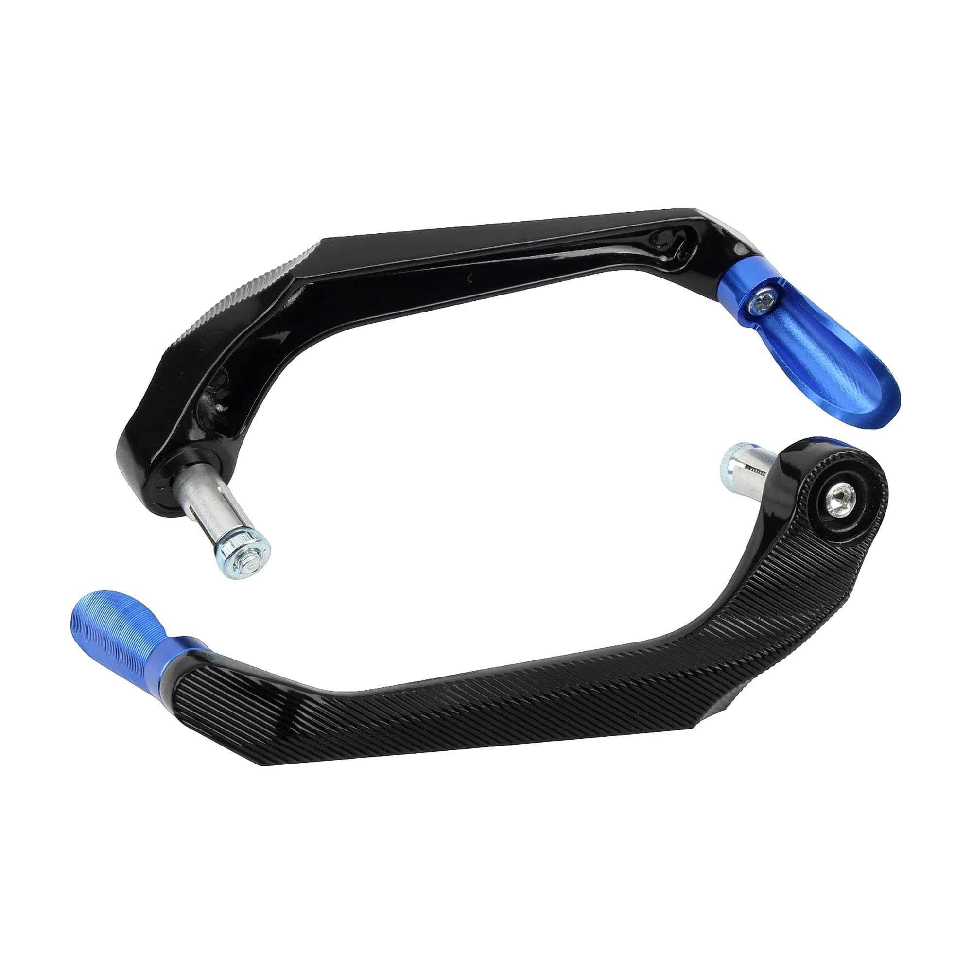 HDHCSCAGH Motorcycle Handguard Shield Universal Brake Clutch Levers Guard Protection Motorcycle Handguard Handlebar Protection Covers(Blue)