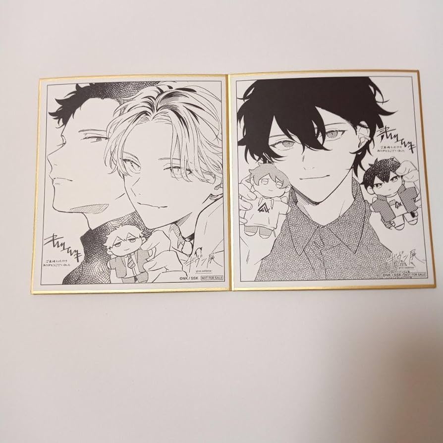 Amazon.co.jp: ギヴン展 特典色紙 柊&玄純・雨月 : 文房具