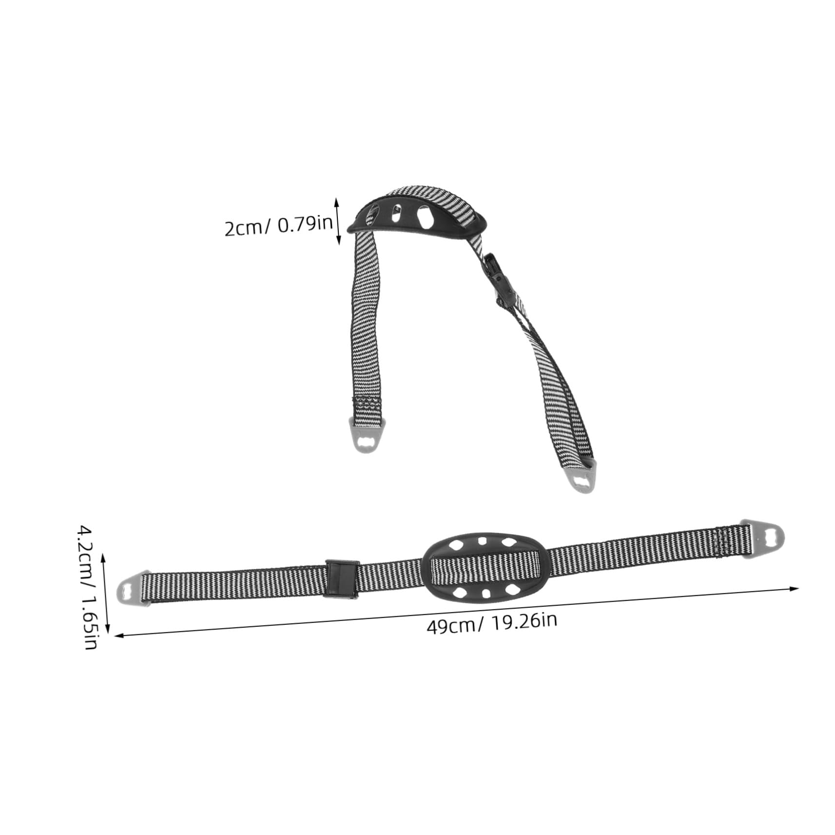 HANABASS Elastic Helmet Strap Chin Cup for Hockey Snowboard Cycling Comfort Fit for Men Women Boys and Girls