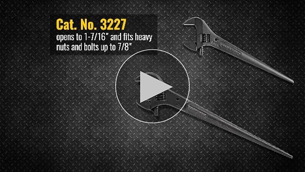 はくとん No.1273、1276、1279、1281、1283、1287 Klein Tools Adjustable Spud Wrench (16-Inch) and Broad-Head