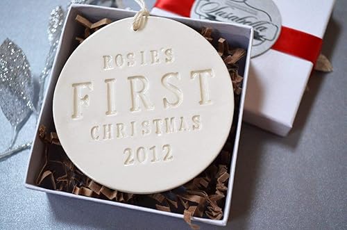 Miniatura 3 de Personalized Baby's First Christmas Ornament