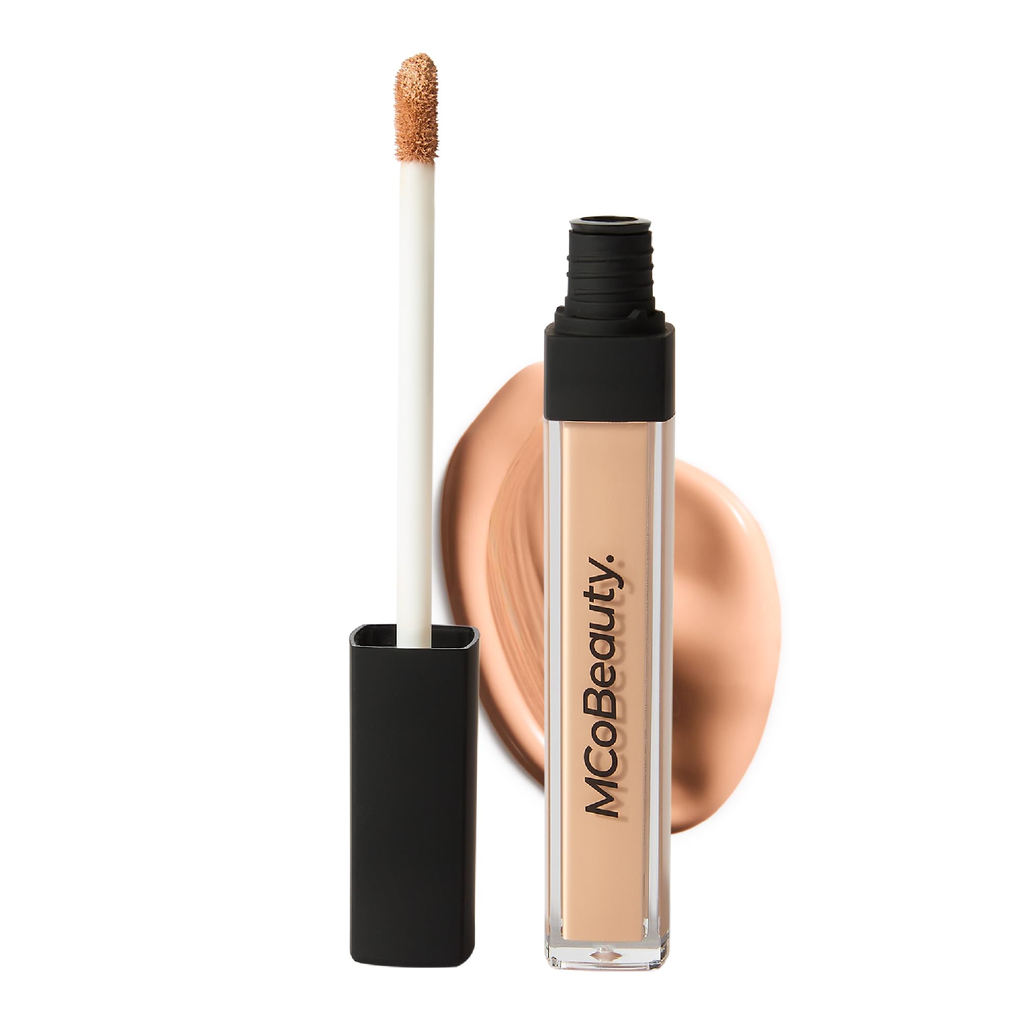 MCoBeauty, Brighten & Perfect Cream Concealer, Light 3, Beige, Buildable Coverage with Vitamin E, Hyaluronic Acid & Aloe Vera