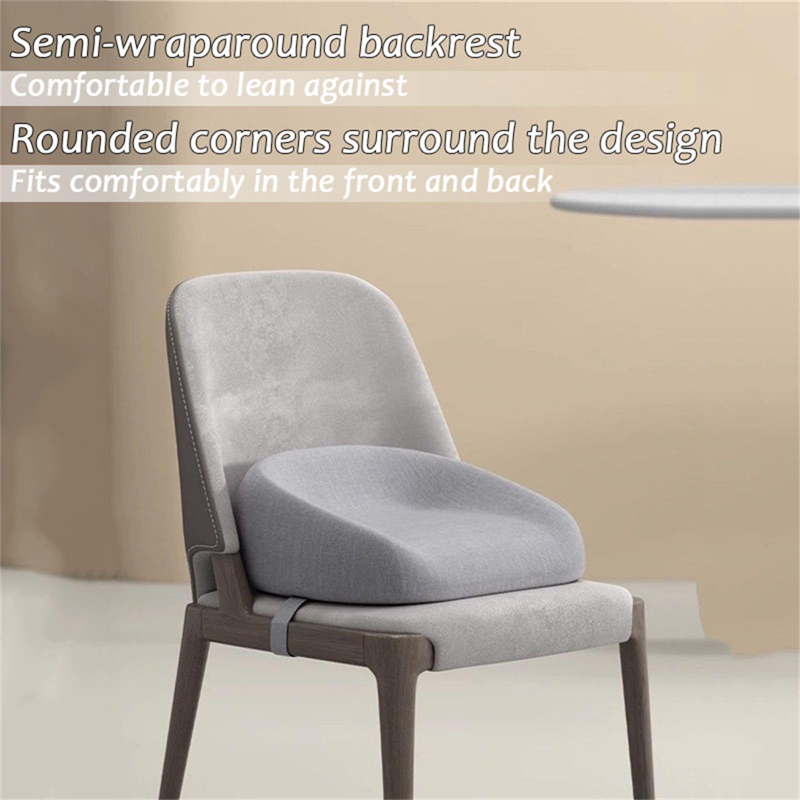 Chickwin Asiento Elevador Niños para la Mesa, Alzador Silla para Niños Comer Portátil Desmontable Elevador Cojín de Asiento con 2 Hebillas de Seguridad Correas (35 * 38 * 6cm,Azul)