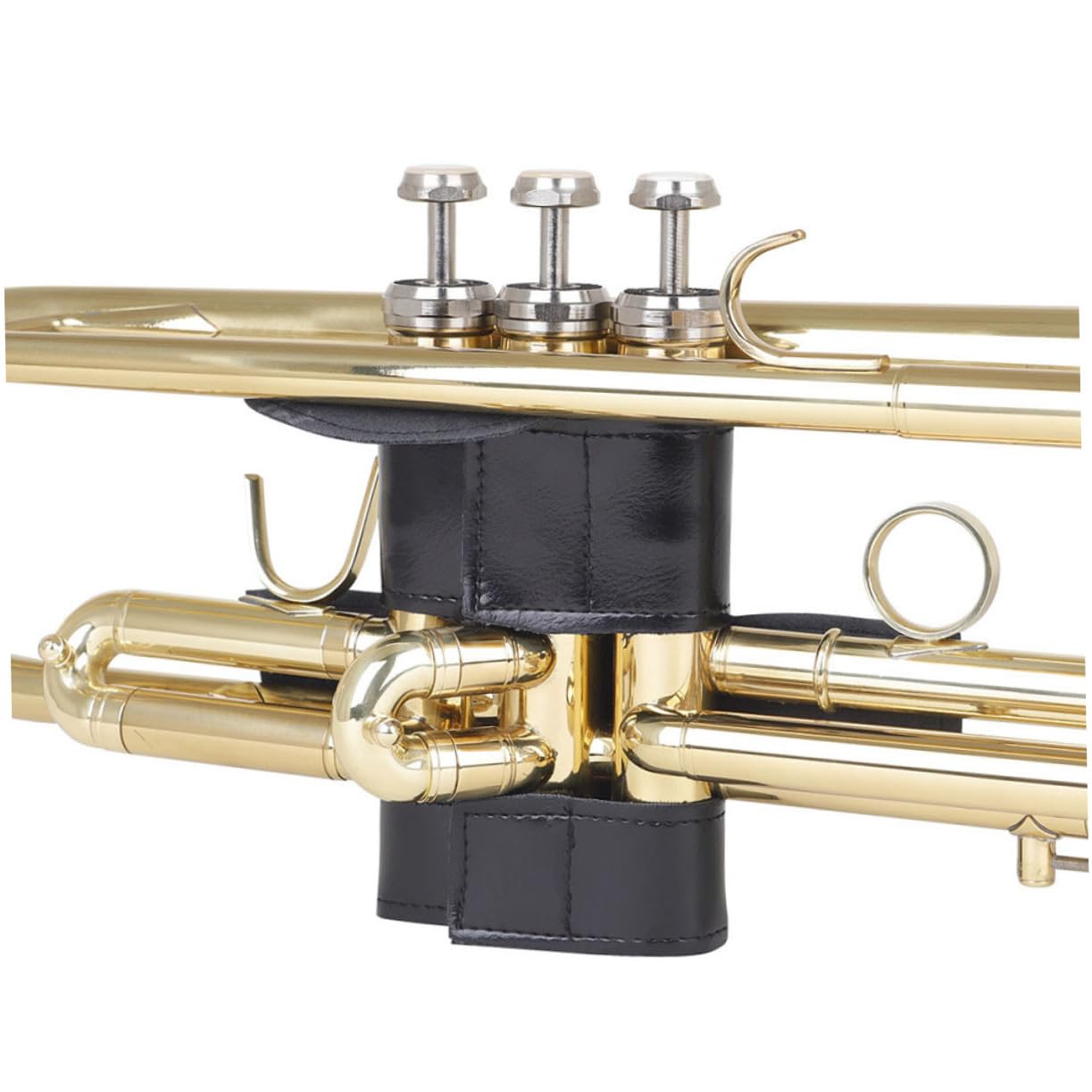 TOYANDONA Estuche Protector para Trompeta de Cuero Negro Protección Anticorrosiva y Diseño Fácil de Usar para Válvulas de Trompeta en Instrumentos de Viento