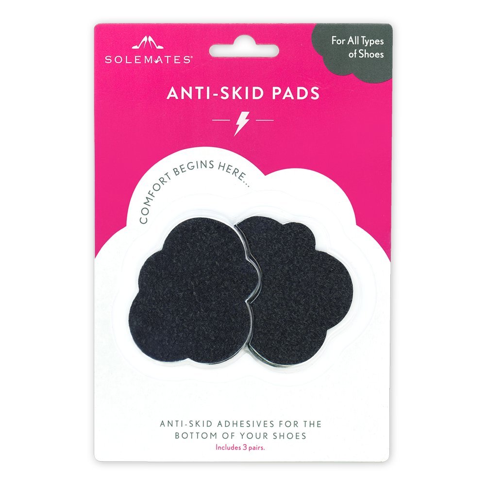 SolematesAnti-Slip Shoe Grips by Solemates - The Safest & Most Stylish Sole Protection for Heels & Flats-3 Pairs of Skid Proof Pads-Easy Self-Adhesive Patches That Add Traction