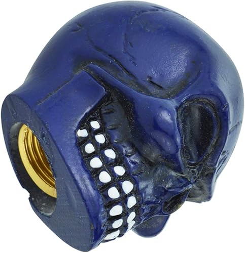 Miniatura 2 de Lunsom Tapón de válvula de aire de calavera para válvulas de resina, tapas de vástago de neumático de automóvil, accesorios para la mayoría de