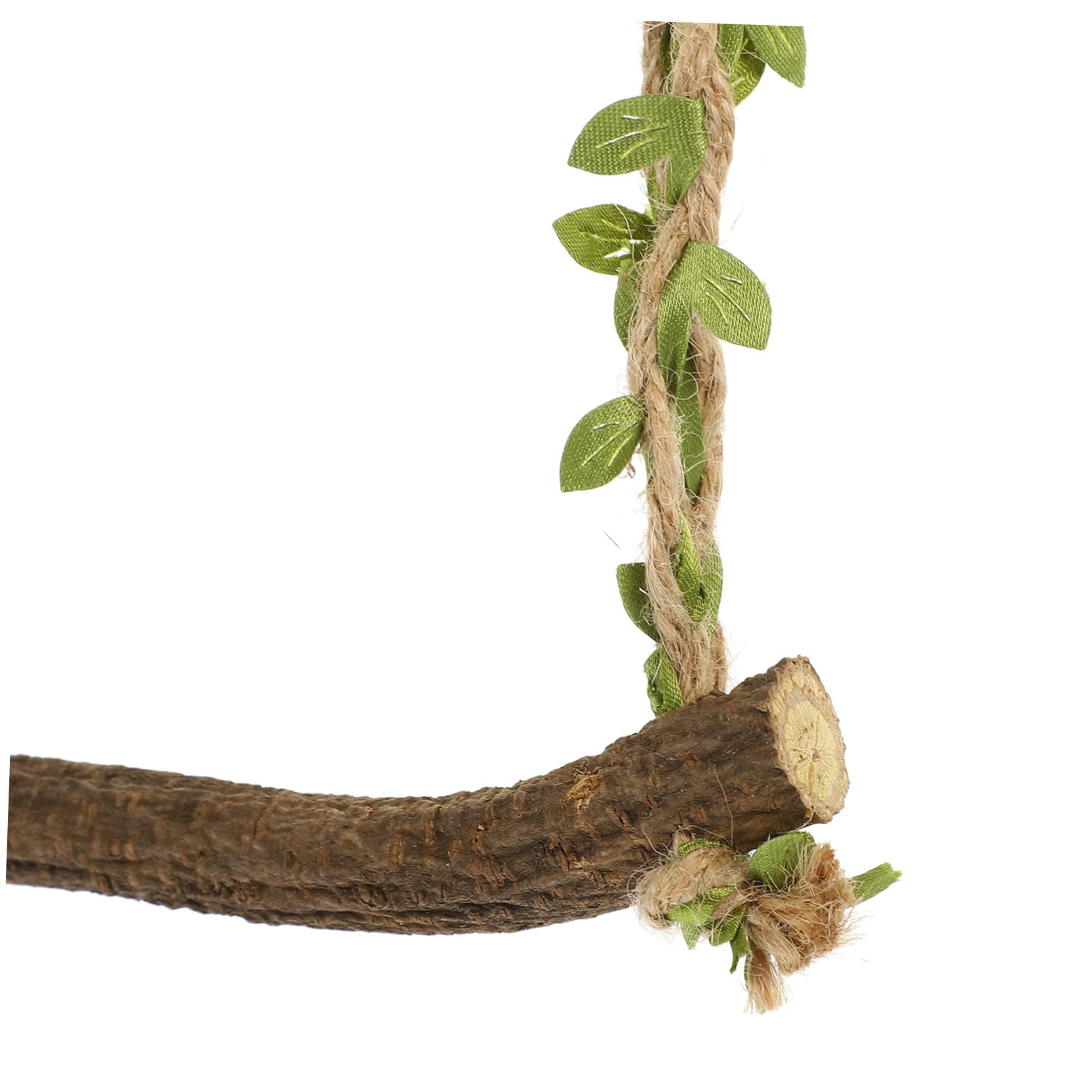 BESPORTBLE 5stücke Vogelspielzeug Holz Schaukel Für Papageien Naturbelassene Hängemöglichkeit Für Sittiche Und Andere Vögel Stabiles Spielzeug Für Bewegung Und Ruhe Im Vogelkäfig Bird