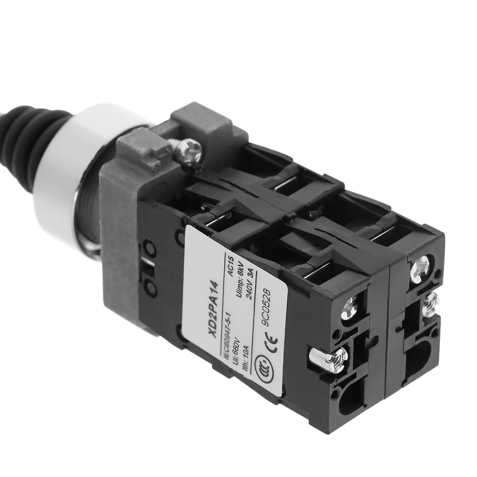 Joystick Interrupteur HKA1-41Z02 2NO Momentané 2 Positions - Commutateur Retour à Ressort