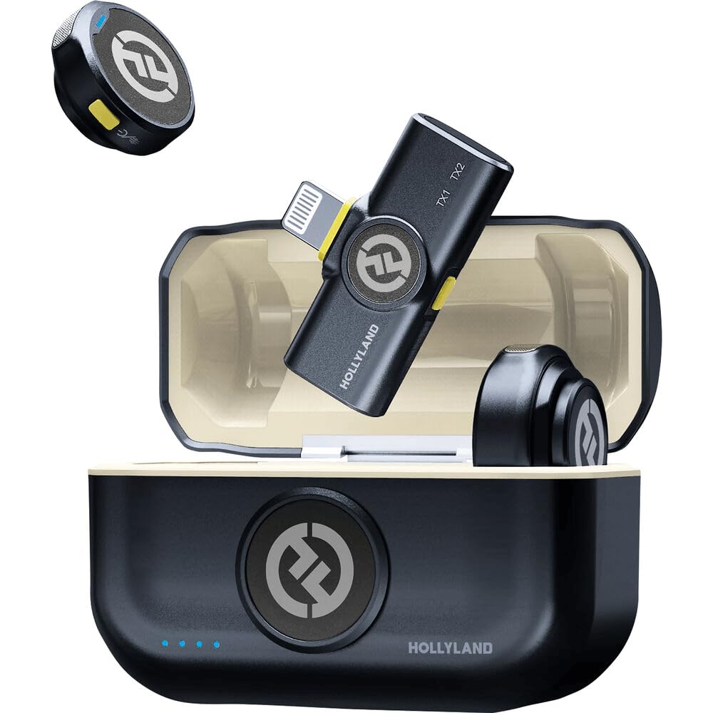 Hollyland Lark M2 L Microphone Lavalier Pour iPhone/iPad