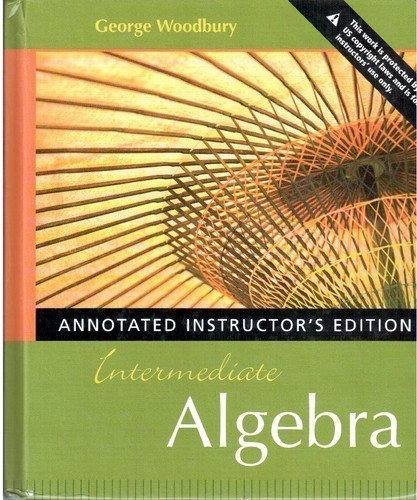 Intermediate Algebra 0321459555 Book Cover