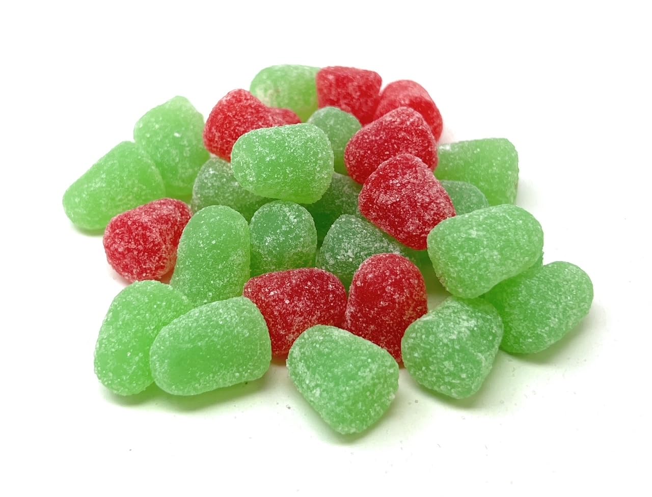 CHRISTMAS RED & GREEN, JELLY SPICE DROPS Candy, Holiday, Seasonal Bulk 2 Pounds