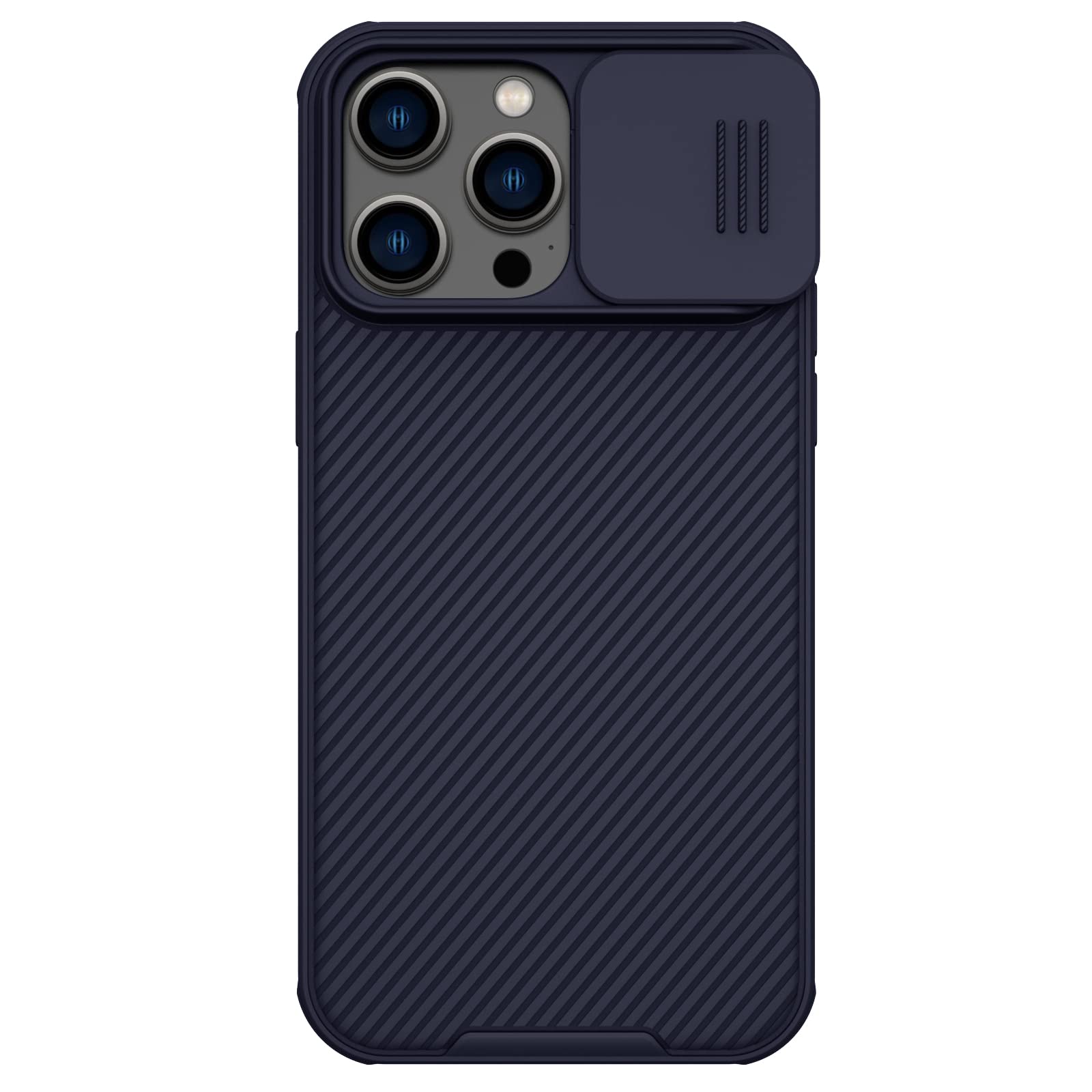 Nillkin CamShield Pro Magnetic Series - Funda diseñada para Apple iPhone 14 Pro, Color Morado Oscuro