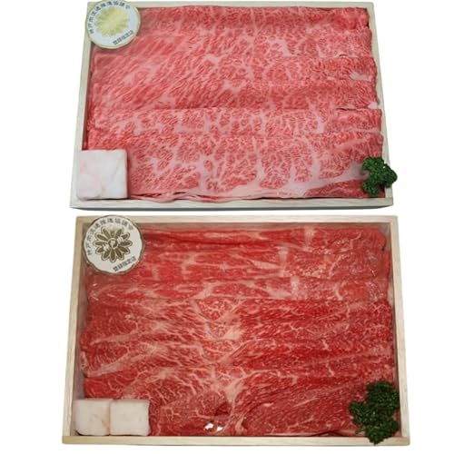 期間限定寄附額 神戸牛 すき焼き用 食べ比べ Bセット 1kg (500g×2) 肩ロース スライス セット A4ランク A5ランク 牛肉 お肉 肉 ブランド牛 和牛 神戸ビーフ 但馬牛 すき焼き肉