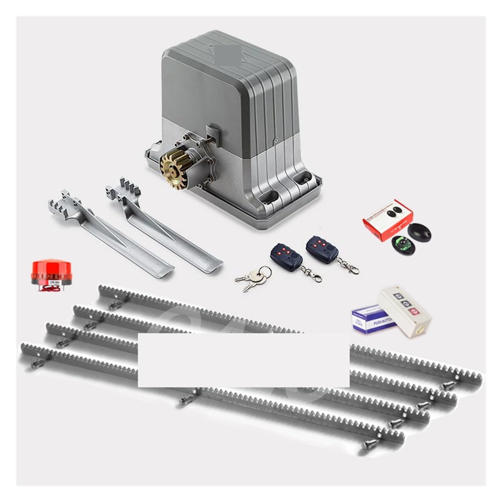 Kit sistema di sicurezza hardware per apricancello Eccellenza Uso Cremagliera con cerniera in acciaio Sposta apricancello Porte Automazione Macchina for cancelli scorrevoli scorrevoli Resistente al fr