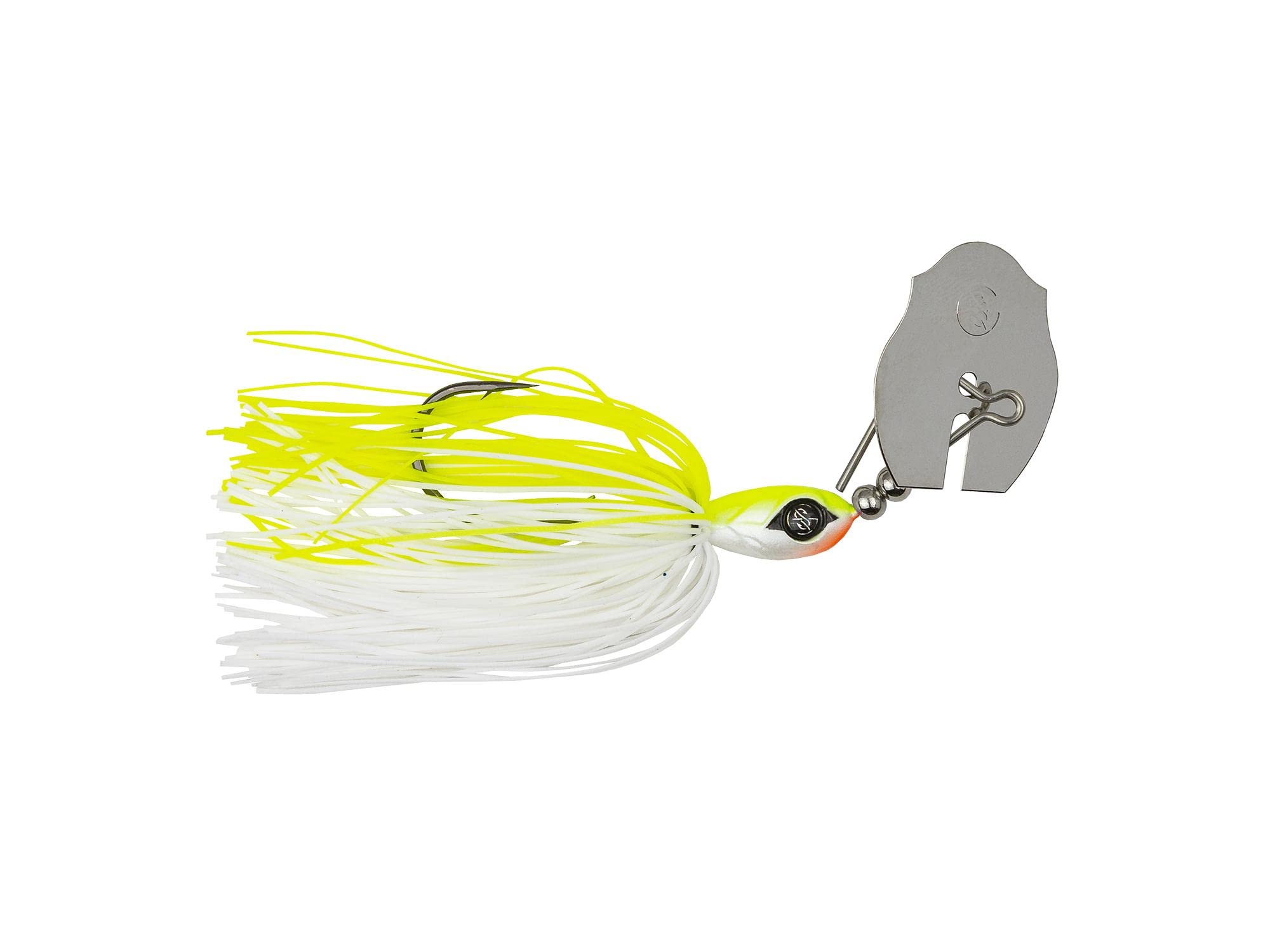 Googan Squad Clickbait Vibrating Jig White/Chartreuse 1/2 OZ : Sports & Outdoors