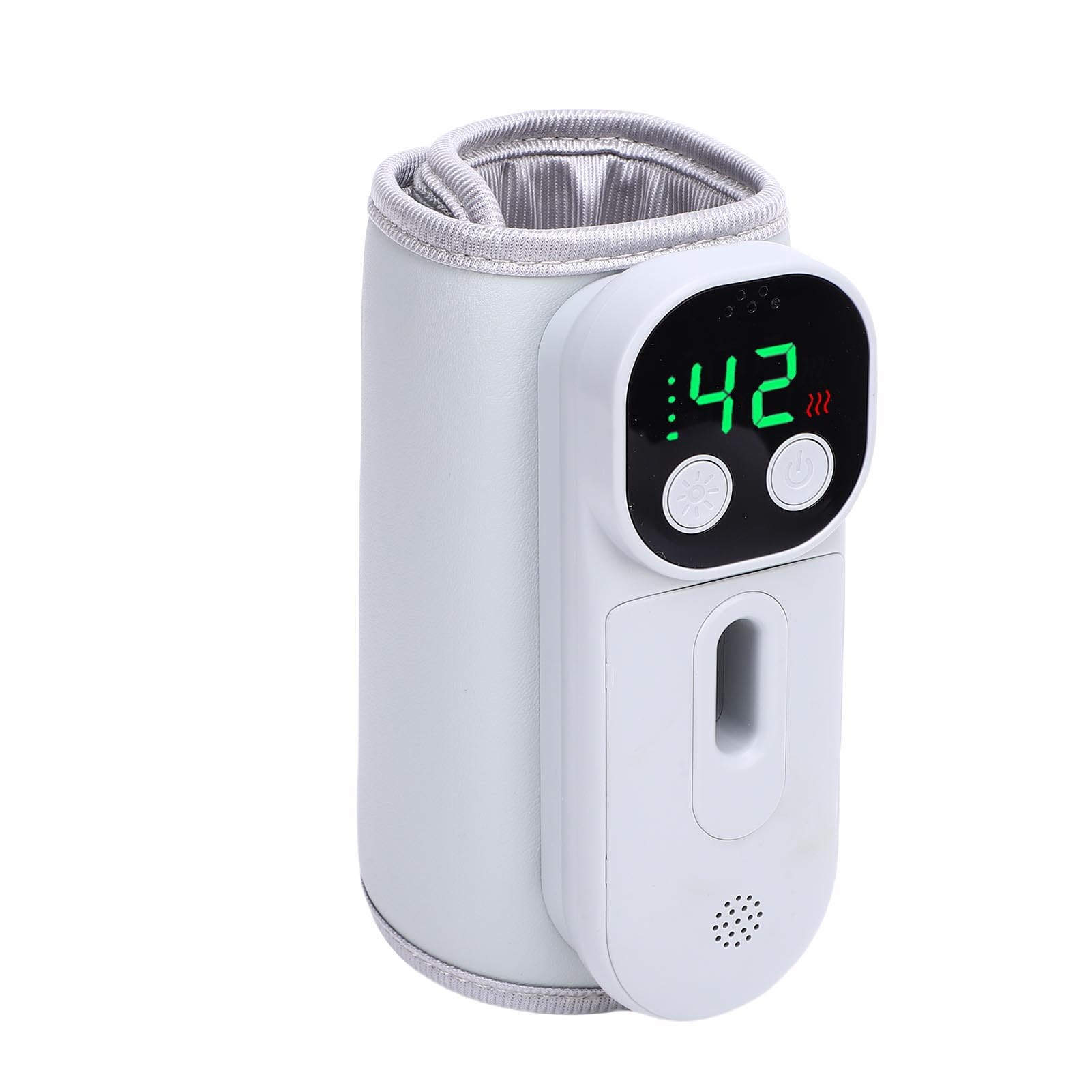 FILFEEL Scaldabiberon Cordless da 18 W con Batteria Ricaricabile da 8000 MAh – Scaldabiberon Portatile da Viaggio, Riscaldamento a Temperatura Costante per Neonati e Bambini Piccoli, Adatto Alla