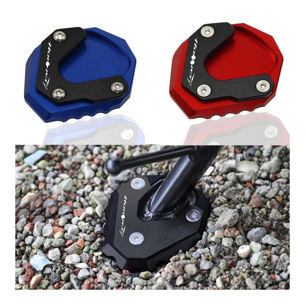 Moto Extension Béquille Latérale Accessoires de Plaque d'agrandissement du Support côté Moto pour Ho&ND&A CB750 CB 750 Hornet 2023 Accessoires en Moto