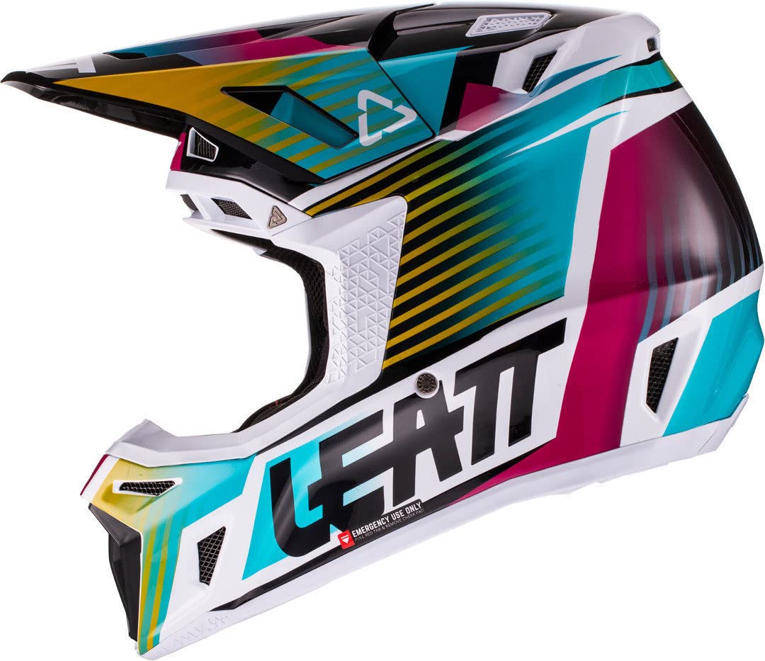 Leatt 1022010115 Casco Kit Moto 8.5 V22, Aqua, Xxl 63-64 Cm