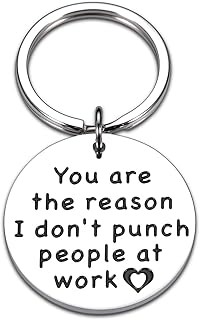 Thank You Gifts for Employee Appreciation Gifts for Boss Keychain Funny Leaving Job Gifts for Coworkers Men Going Away Gift for Coworker Gifts for Women Promotion Gifts for Colleagues Work Friends