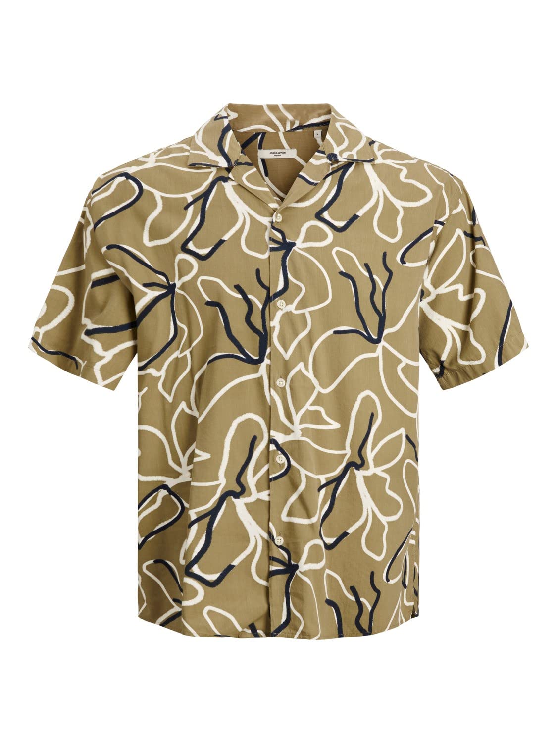 Jack & Jones Jprblatropic Resort-Camiseta de Manga Corta Camisa para Hombre