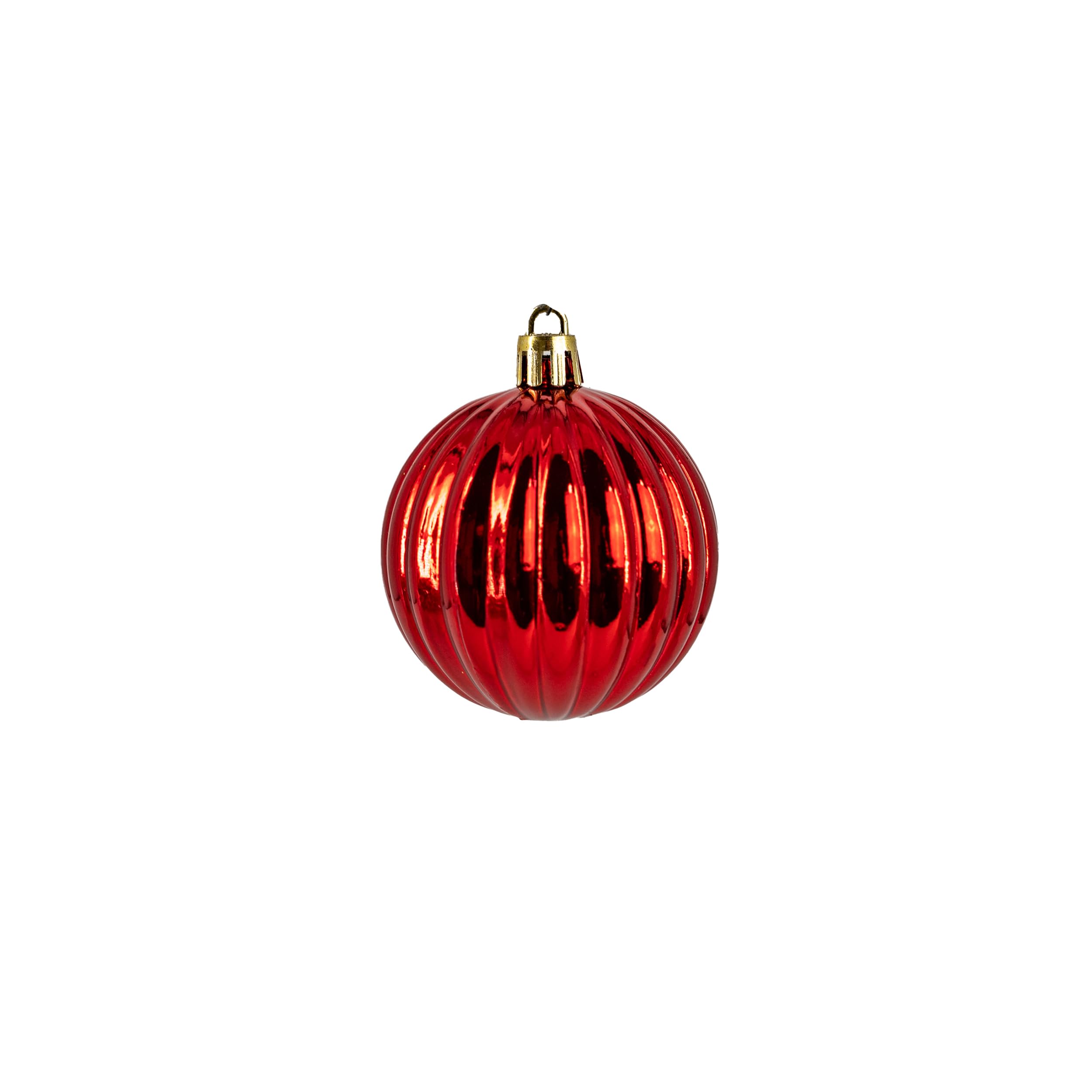 Kunststoff Weihnachtskugel rot 4 Sets - 136 Stück Ø 6cm Deko Kugel Christbaumschmuck Mix Glitzer Matt Gemustert Glänzend