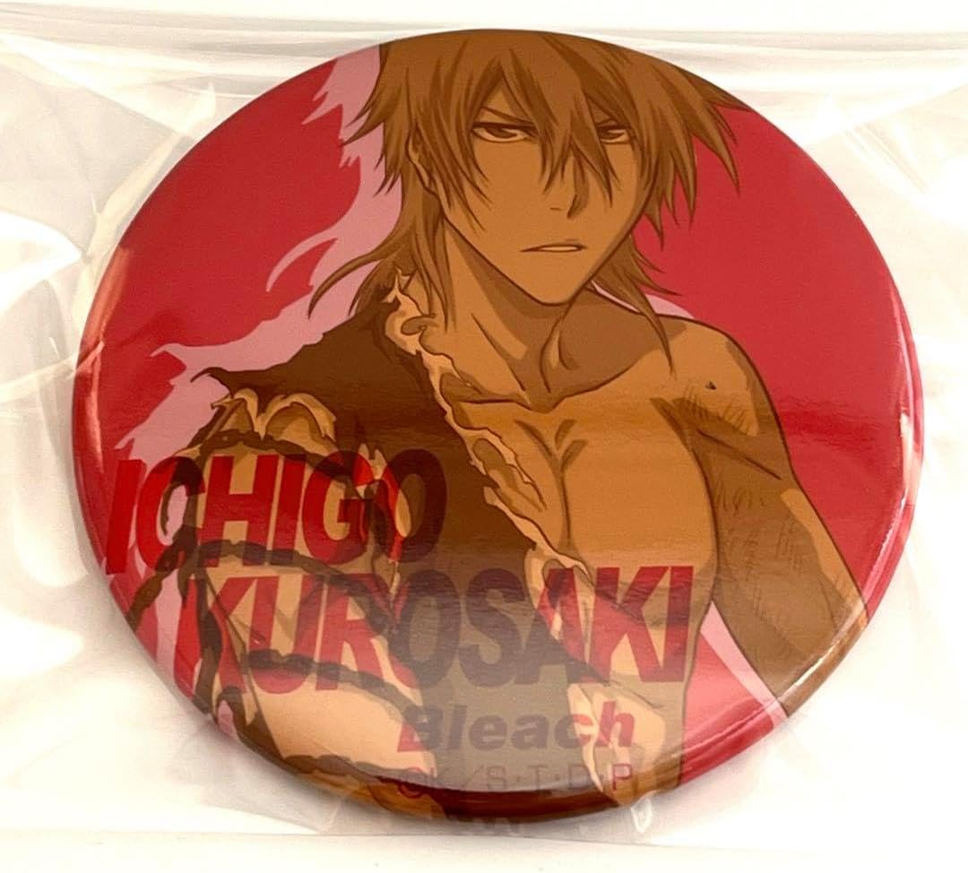 BLEACH 黒崎一護 缶バッジ RED ブリーチ BLEACH ブリーチ 黒崎一
