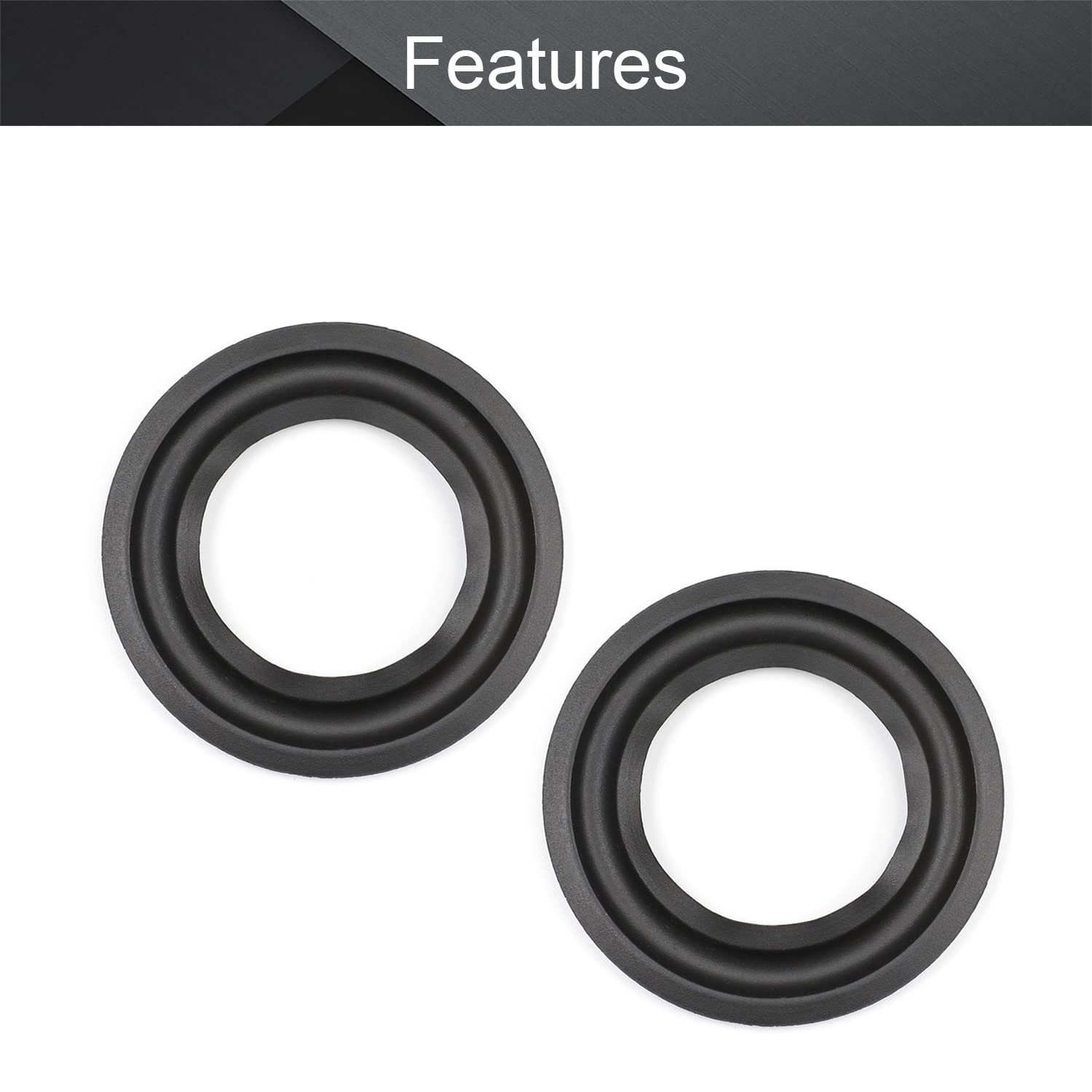 フォームエッジ スピーカーエッジ オーディオスピーカー 2枚セット Amazon.co.jp: Fielect フォームエッジ スピーカーエッジ オーディオ