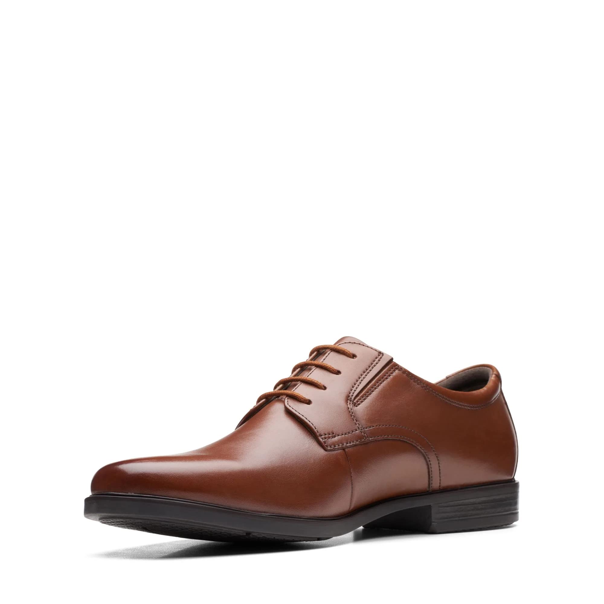 Clarks Clarks Howard Walk Leather Shoes in Black