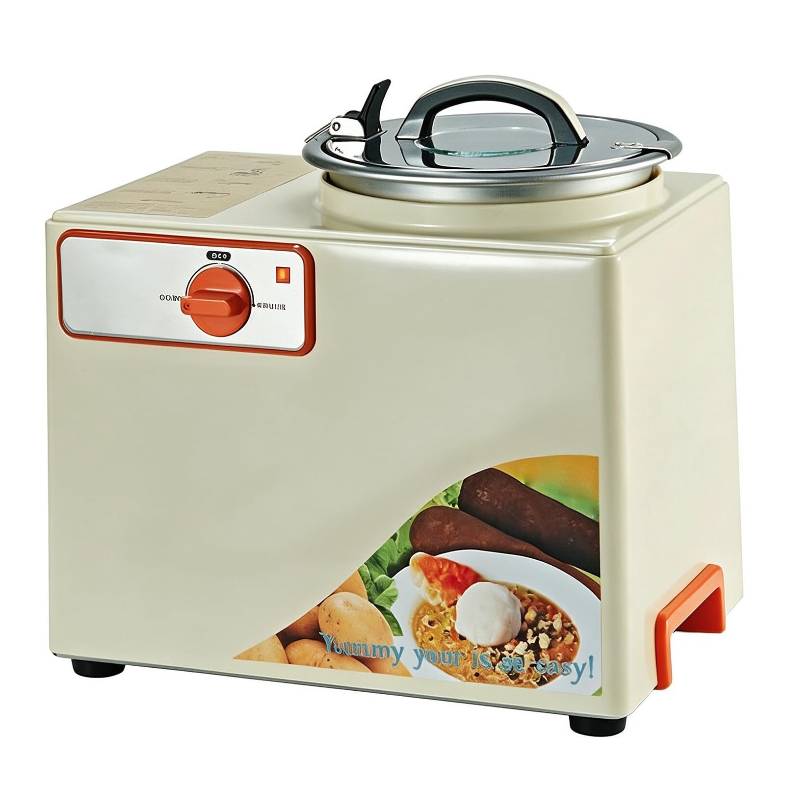 Fufu-stampfmaschine, Yam-stampfmaschine, Automatisches Heizen Und Mischen, Automatischer Alarm, Leicht Zu Reinigen, Kochen Und Rühren, Geeignet Für Gemüse Und Heilpflanzen
