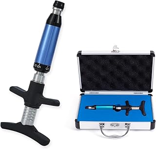 6 Levels Chiropractic Adjusting Tool, 50-300N Adjustment Manual Spine Chiropractic Correction Tool, Professional Chiropractic Adjustment Kit Impulse Spine Back Massage Tool for Relief Pain (1 Head)