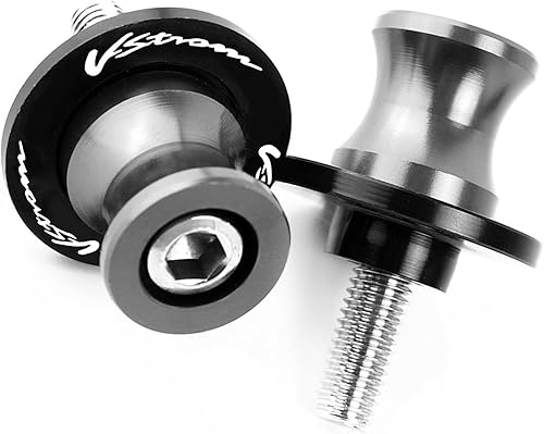 Miniatura 5 de TCHAU Basculante para Suzuki V-Strom 250 650 1000 V-Strom650 VStrom 0.315 in Carretes basculantes de motocicleta Slider Soporte Basculante Tornillos