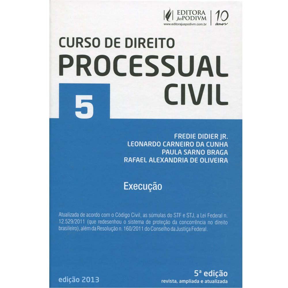 Capa de Curso De Direito Processual Civil. Execução - Volume 5